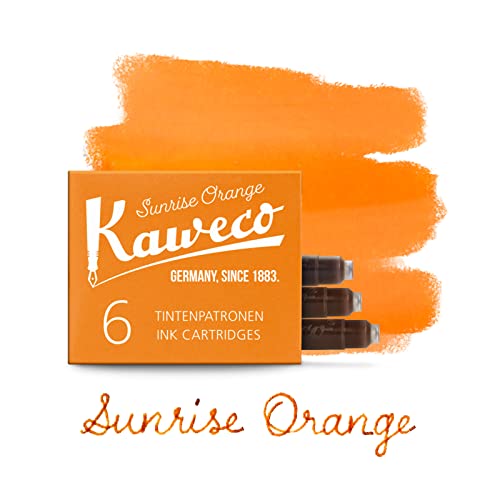 Kaweco カヴェコ カートリッジインク サンライズオレンジ INK-OR 6本入 正規輸入品